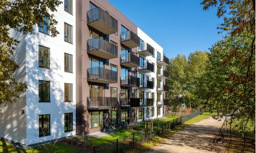 Pillar Jaunie dzīvokļi Dārzciema liepas Eksterjers