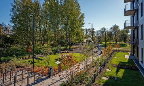 Pillar Jaunie dzīvokļi Dārzciema liepas Eksterjers