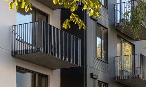 Pillar Jaunie dzīvokļi Mežciemā Eksterjers