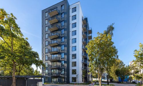 Pillar Jaunie dzīvokļi Mežciemā Eksterjers