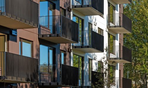 Pillar Jaunie dzīvokļi Dārzciema liepas Eksterjers