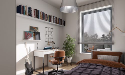 Pillar Jaunie dzīvokļi Iļģuciema mājas interjers