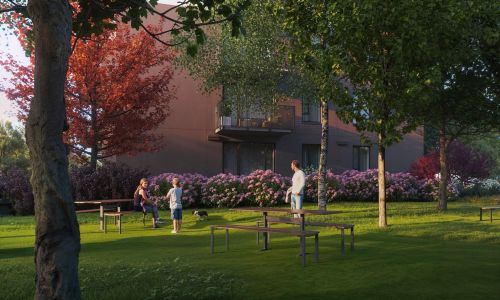 Pillar Jaunie dzīvokļi Iļģuciema mājas Eksterjers