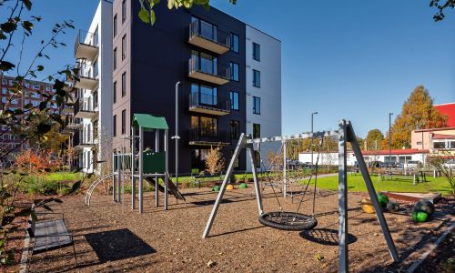 Pillar Jaunie dzīvokļi Dārzciema liepas Eksterjers