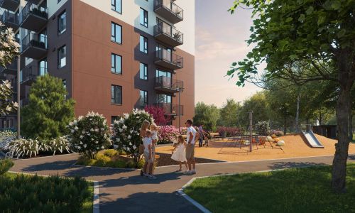 Pillar Jaunie dzīvokļi Iļģuciema mājas Eksterjers