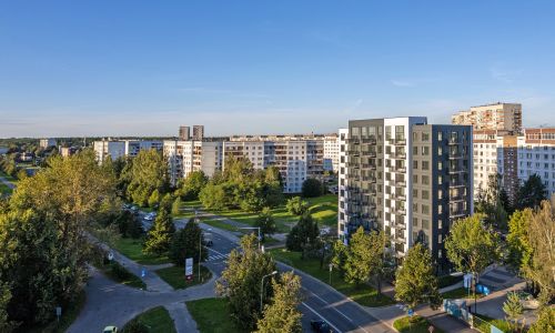 Pillar Jaunie dzīvokļi Mežciemā Eksterjers