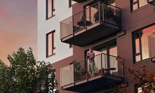 Pillar Jaunie dzīvokļi Iļģuciema mājas Eksterjers