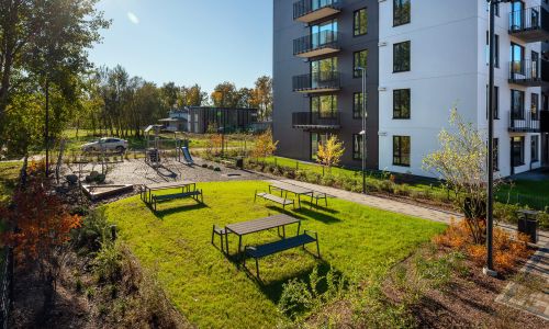 Pillar Jaunie dzīvokļi Dārzciema liepas Eksterjers