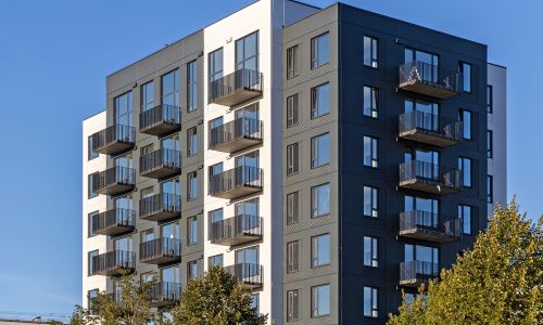 Pillar Jaunie dzīvokļi Mežciemā Eksterjers