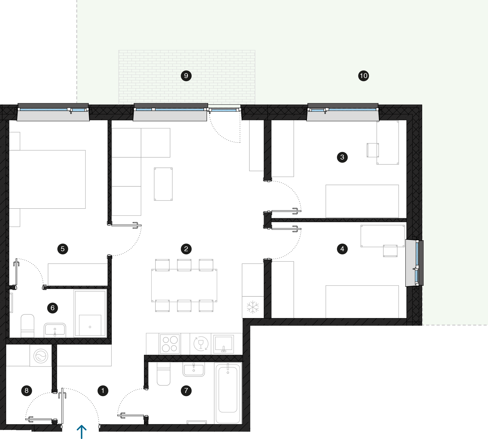 Pillar Jaunie dzīvokļi Dārzciema liepas plānojums