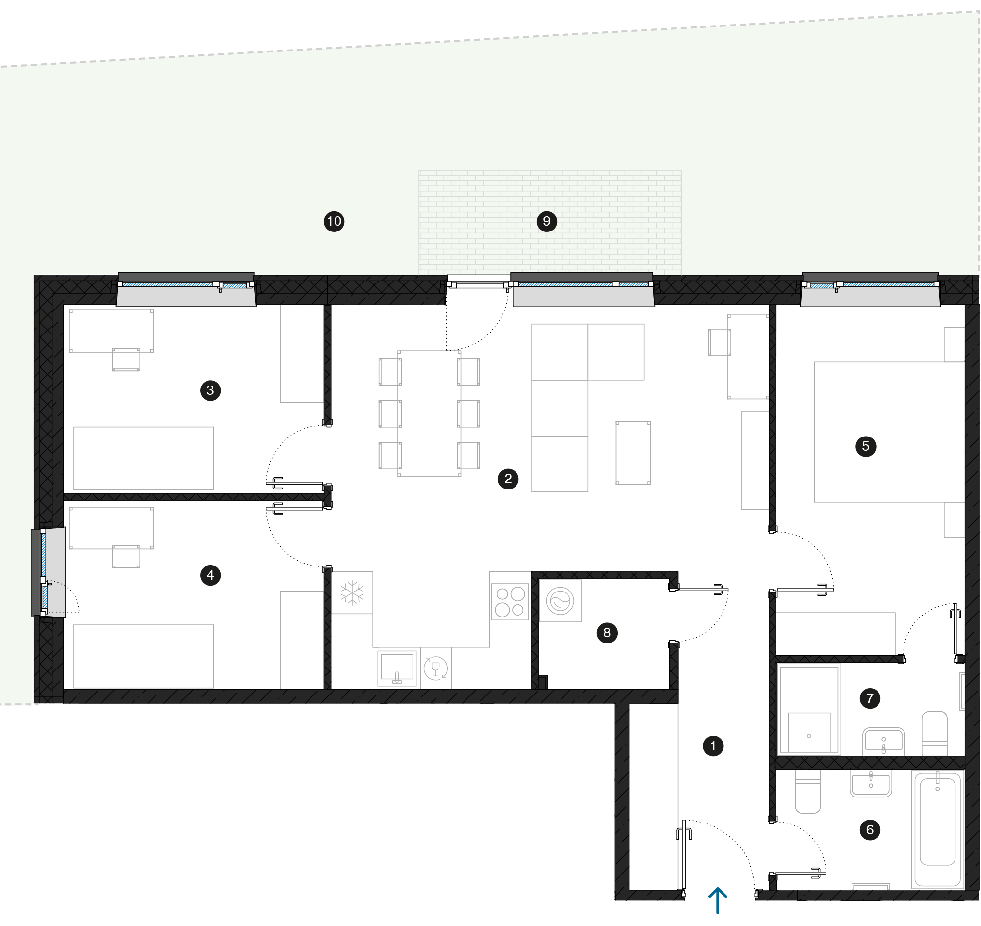 Pillar Jaunie dzīvokļi Dārzciema liepas plānojums