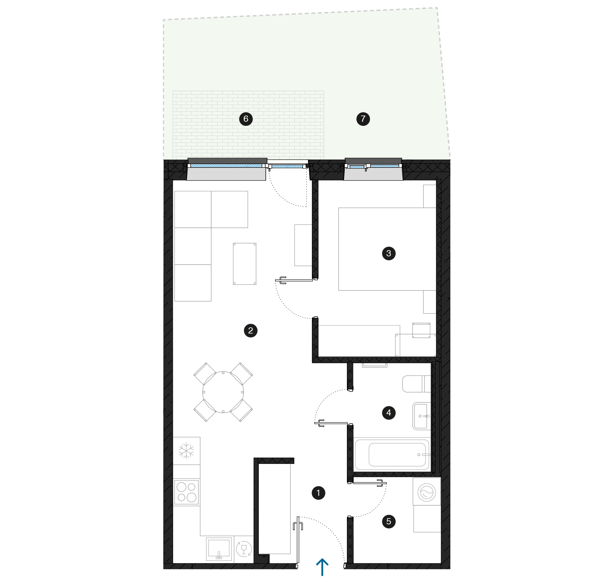Pillar Jaunie dzīvokļi Dārzciema liepas plānojums