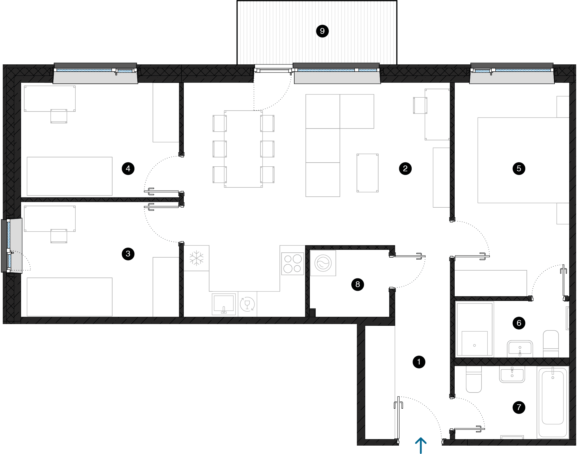 Pillar Jaunie dzīvokļi Dārzciema liepas plānojums